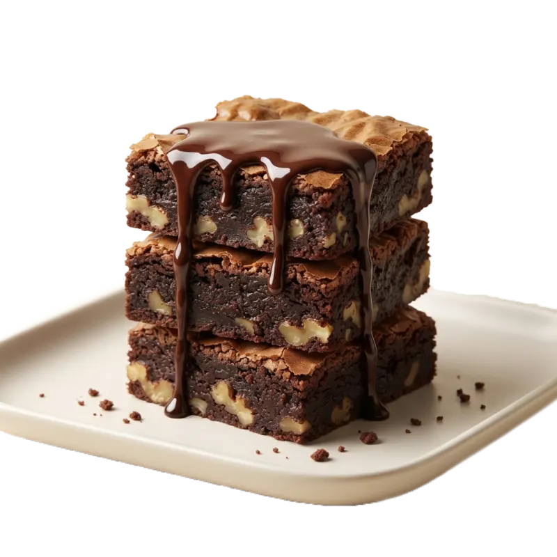 Brownie de Chocolate con Nuez