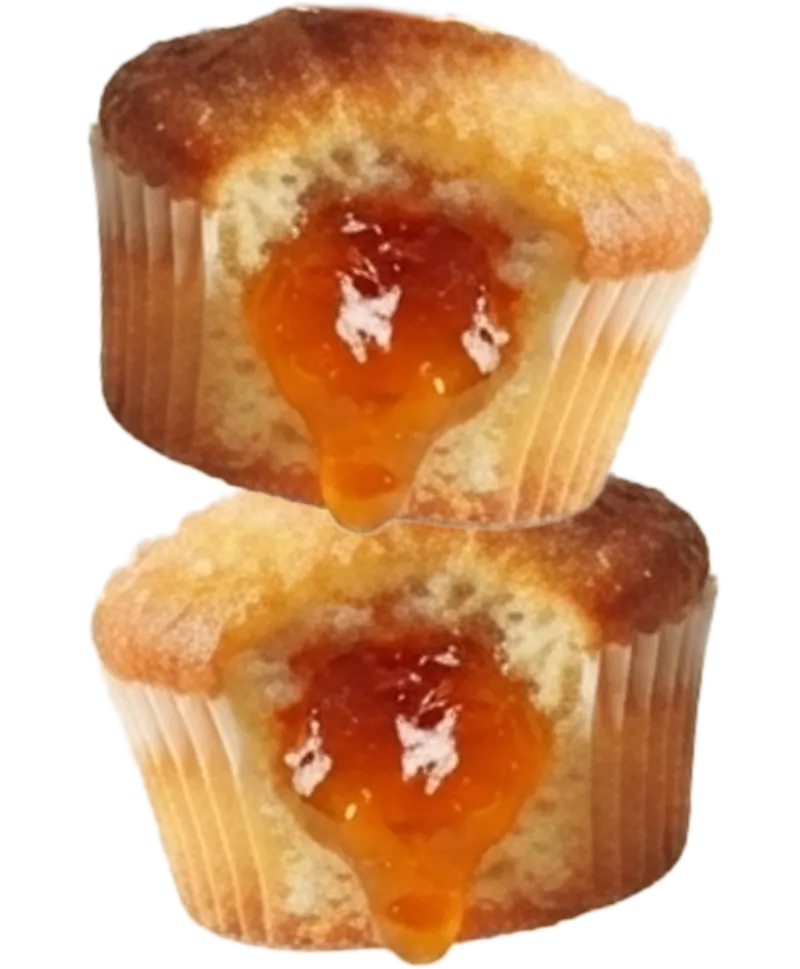 Cupcake Relleno de Chabacano