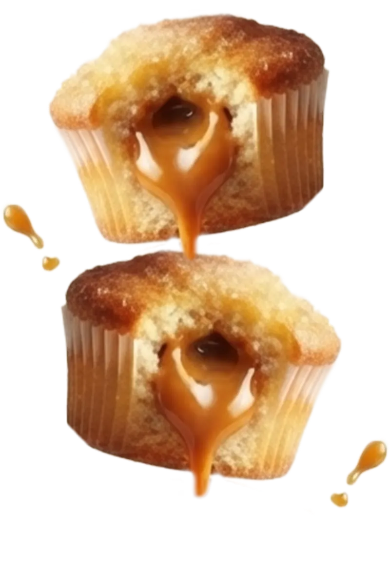 Cupcake Relleno de Leche Quemada
