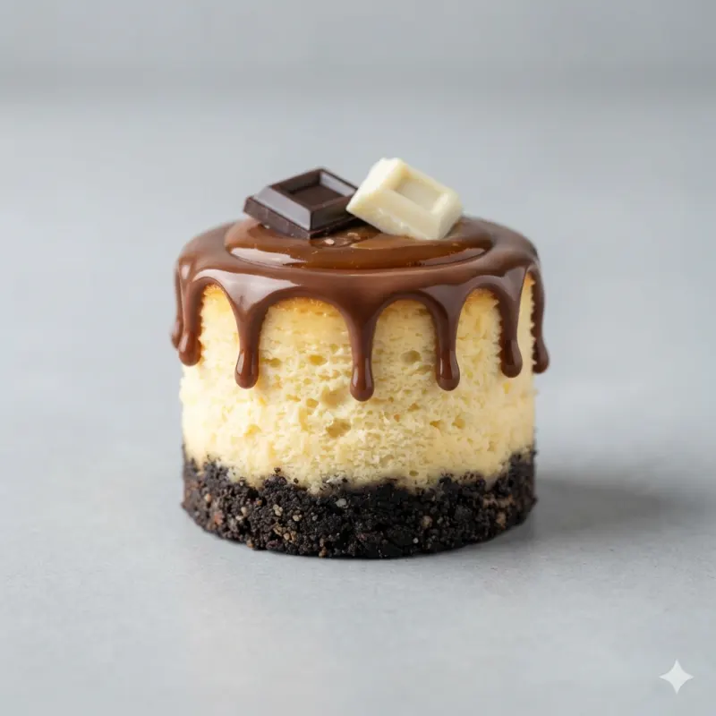 Mini Cheesecake de Chocolate