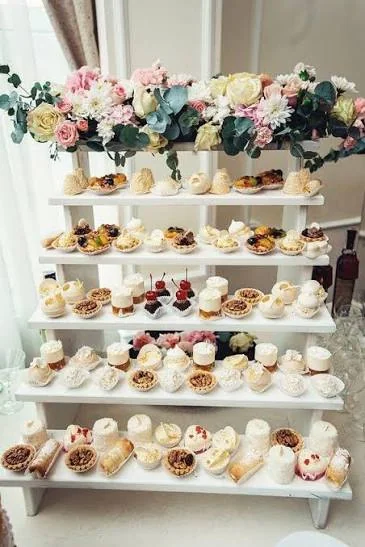 Mesa de postres para boda
